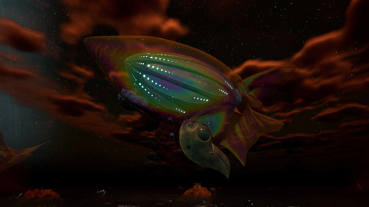 ⑪ハイセアン（Hycean）の夜間の様子の画像